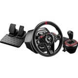 Thrustmaster T128 Shifter Pack Negro USB Volante + pedales + palanca de cambios Analógico/Digital PC, Xbox One, Xbox One S, Xbox One X, Xbox Series S, Xbox Series X, Conjunto de simulador negro, Volante + pedales + palanca de cambios, PC, Xbox One, Xbox One S, Xbox One X, Xbox Series S, Xbox Series X, Botón de freno de mano, View button, Setting button, Teclas de flechas, Botón menú, Botón Compartir, Analógico/Digital, 900°, Alámbrico