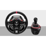 Thrustmaster T128 Shifter Pack Negro USB Volante + pedales + palanca de cambios Analógico/Digital PC, Xbox One, Xbox One S, Xbox One X, Xbox Series S, Xbox Series X, Conjunto de simulador negro, Volante + pedales + palanca de cambios, PC, Xbox One, Xbox One S, Xbox One X, Xbox Series S, Xbox Series X, Botón de freno de mano, View button, Setting button, Teclas de flechas, Botón menú, Botón Compartir, Analógico/Digital, 900°, Alámbrico