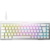 Turtle Beach TBK-3101-12-DE, Teclado para gaming blanco/Aluminio