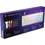 Turtle Beach TBK-3101-12-DE, Teclado para gaming blanco/Aluminio
