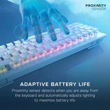 Turtle Beach Vulcan II Mini Air, Teclado para gaming blanco/Aluminio