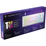 Turtle Beach Vulcan II Mini Air, Teclado para gaming blanco/Aluminio