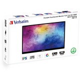 Verbatim 49592 Verbatim PMT-15, Monitor LED negro
