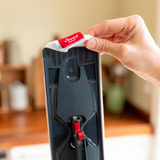 Vileda H2PrO SET Mopa plana, Limpiador de suelo negro/Rojo