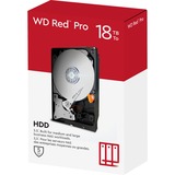 WD Ultrastar Red Pro 3.5" 18000 GB SATA, Unidad de disco duro 3.5", 18000 GB, 7200 RPM