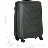 Wenger Prymo Medium, maleta rígida, Carretilla antracita