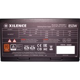 Xilence Performance A+ XP850MR11 unidad de fuente de alimentación 850 W 20+4 pin ATX ATX Negro, Fuente de alimentación de PC negro/Rojo, 850 W, 200 - 240 V, 50/60 Hz, 6.3 A, Activo, 20 A