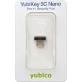 Yubico YubiKey 5C Nano, Llave de seguridad negro