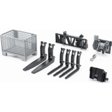 bruder Accesorios paleta de rejilla cabrestante cargador frontal, Adaptador Minorista