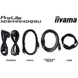 iiyama ProLite XCB4994DQSU-B1, Monitor LED negro (mate)