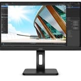 AOC U27P2CA pantalla para PC 68,6 cm (27") 3840 x 2160 Pixeles 4K Ultra HD LED Negro, Monitor LED negro, 68,6 cm (27"), 3840 x 2160 Pixeles, 4K Ultra HD, LED, 4 ms, Negro