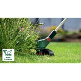 Bosch BrushCut tijera de césped inalámbrica 2,4 mm 36 V Ión de litio Verde, Cortabordes verde/Negro, 2,4 mm, Acero inoxidable, 4500 RPM, 33 cm, Verde, Caja