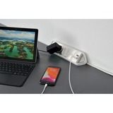 Brennenstuhl Regleta de enchufes estilo Eck 4 tomas blanco/Acero fino