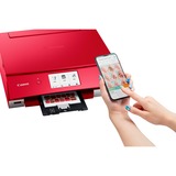 Canon PIXMA TS8352a Inyección de tinta A4 4800 x 1200 DPI Wifi, Impresora multifuncional rojo, Inyección de tinta, Impresión a color, 4800 x 1200 DPI, A4, Impresión directa, Rojo