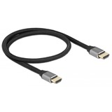 DeLOCK 83994 cable HDMI 0,5 m HDMI tipo A (Estándar) Gris gris, 0,5 m, HDMI tipo A (Estándar), HDMI tipo A (Estándar), 3D, 48 Gbit/s, Gris