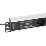 Digitus DN-95441, Regleta negro/Aluminio