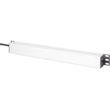 Digitus Regleta de enchufes 19" PDU con perfil de aluminio, 7 tomas negro/Aluminio