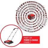 EINHELL GC-SC 18/28 Li-Solo, Escarificador rojo/Negro