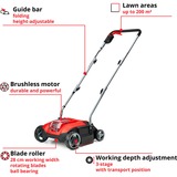 EINHELL GC-SC 18/28 Li-Solo, Escarificador rojo/Negro