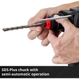 EINHELL Martillo perforador profesional a batería TP-HD 18/26 Li BL - Solo, 18 Voltios rojo/Negro