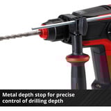 EINHELL Martillo perforador profesional a batería TP-HD 18/26 Li BL - Solo, 18 Voltios rojo/Negro