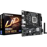 GIGABYTE H610M D3W WIFI6, Placa base negro/Gris