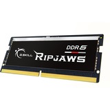 G.Skill Ripjaws F5-5200S3838A16GX1-RS módulo de memoria 16 GB 1 x 16 GB DDR5 5200 MHz, Memoria RAM negro, 16 GB, 1 x 16 GB, DDR5, 5200 MHz, 262-pin SO-DIMM