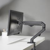 HAGOR 8704 soporte para monitor 68,6 cm (27") Negro Escritorio, Soporte de monitor negro, Abrazadera, 7 kg, 43,2 cm (17"), 68,6 cm (27"), 100 x 100 mm, Negro