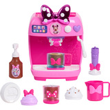 Just Play Disney Junior Minnie Mouse Rise & Shine Bowrista Set, Electrodomésticos para niños 