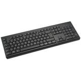 Kensington Teclado inalámbrico KB150 EQ, ES negro, ES, Completo (100%), Inalámbrico, RF inalámbrico, Interruptor de membrana, QWERTZ, Negro