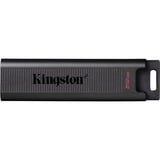 Kingston DataTraveler Max unidad flash USB 512 GB USB Tipo C Negro, Lápiz USB negro, 512 GB, USB Tipo C, 1000 MB/s, Deslizar, 12 g, Negro