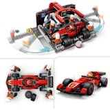 LEGO City Parada en Boxes de F1® y Equipo de Mecánicos con Coche Ferrari, Juegos de construcción Juego de construcción, 6 año(s), Plástico, 322 pieza(s), 600 g