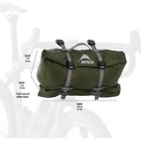 MSR 13707 Hubba Hubba Bikepack 2, Tienda de campaña verde oliva/Rojo