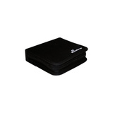 MediaRange BOX50 funda para discos ópticos Funda cartera 24 discos Negro, Bolsa negro, Funda cartera, 24 discos, Negro, Nylon, 120 mm, 164 mm, Minorista