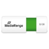 MediaRange Color Edition 32 GB, Lápiz USB blanco/Verde