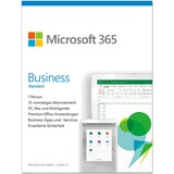 Microsoft 365 Business Standard 1 licencia(s) Suscripción Alemán 1 año(s), Software 1 licencia(s), 1 año(s), Suscripción