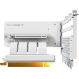 Montech Kit de montaje vertical para GPU, cable elevador PCIe 4.0 blanco
