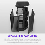 NZXT CC-H62FB-01, Cajas de torre negro