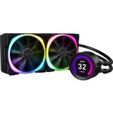 NZXT Kraken Z53 RGB Procesador Sistema de refrigeración líquida todo en uno 12 cm Negro, Refrigeración por agua negro, Sistema de refrigeración líquida todo en uno, 12 cm, 52,44 cfm, Negro
