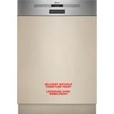 Neff S145ECS15E lavavajillas Semi integrado 14 cubiertos acero fino cepillado, Semi integrado, Tamaño completo (60 cm), Acero pulido, Acero inoxidable, Botones, 1,75 m, 1,65 m