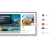 Samsung FLIP WM55FX, Pantalla de gran formato blanco/Gris