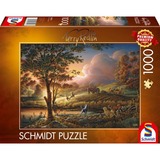 Schmidt Spiele Terry Redlin: Oro del sol sobre campos maduros, Puzzle 