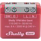 Shelly 1PM Mini Gen4, Relé rojo