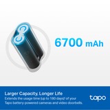 TP-Link Tapo A100, Batería negro