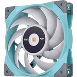 Thermaltake Toughfan 12 Turquoise High Static Pressure Radiator Fan Universal Ventilador 12 cm Azul 1 pieza(s) turquesa, Ventilador, 12 cm, 500 RPM, 2000 RPM, 58,35 cfm, Azul