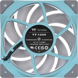 Thermaltake Toughfan 12 Turquoise High Static Pressure Radiator Fan Universal Ventilador 12 cm Azul 1 pieza(s) turquesa, Ventilador, 12 cm, 500 RPM, 2000 RPM, 58,35 cfm, Azul