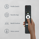 Thomson Thomson Smart TV 65QG4S14, TV QLED gris oscuro