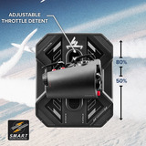 Thrustmaster Sol-R 6 Throttle, La válvula reguladora negro, Simulador de Vuelo, PC, Analógico/Digital, Alámbrico, USB, USB Tipo C