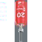 Wera 8100 SA VDE 1 Juego de carraca Zyklop, 1/4", Kit de herramientas negro/Verde