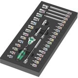 Wera Inserto de espuma 8000 A Zyklop carraca 1/4" juego 1, 37 piezas, Kit de herramientas negro/Gris